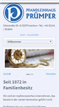 Mobile Screenshot of pfandkredit-pruemper.de